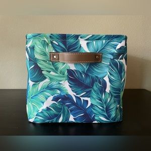 Tropical Palm Leaves Storage Bin 🌿 Beach Summer Leaf Collapsible Storage